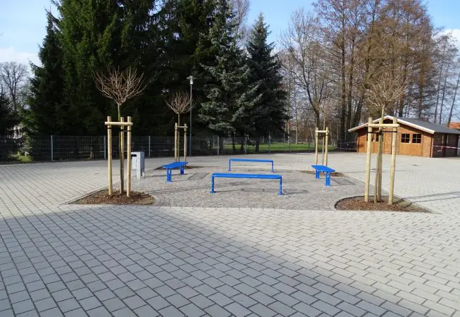 Schulhof Kalbe